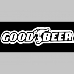 Goodbeer čierne trenírky BOXER s tlačeným logom, top kvalita 95%bavlna 5%elastan
